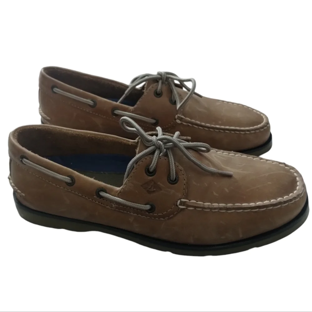 Sperry Top Sider Original Leather‎ Boat Shoes Mens 9½ Casual Coastal Tennis Prep
